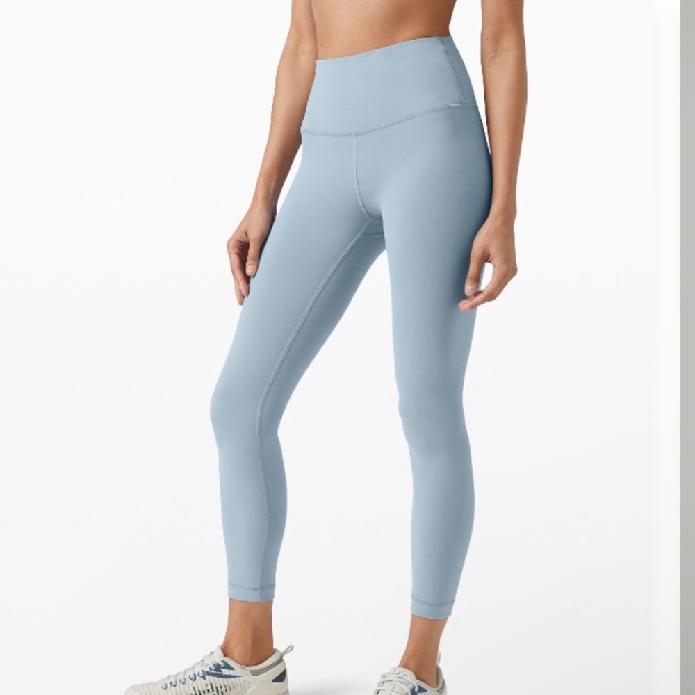 Lululemon Wunder Train 25” Chambray Leggings - worn only a few times!